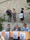 autografo sulle copie del libro Chernobylondon